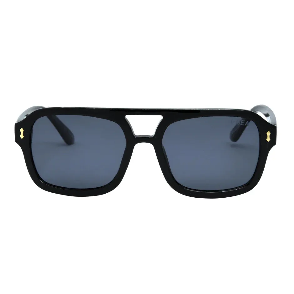 Royal Sunglasses (Black / Smoke Polarized)