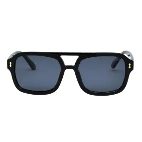 Royal Sunglasses (Black / Smoke Polarized)