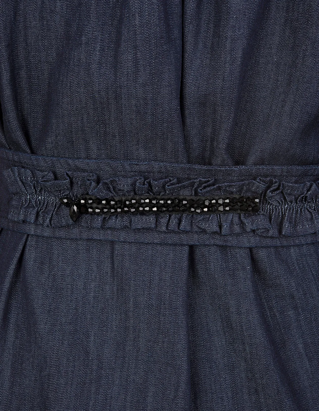 'S Max Mara Belted Denim Dress