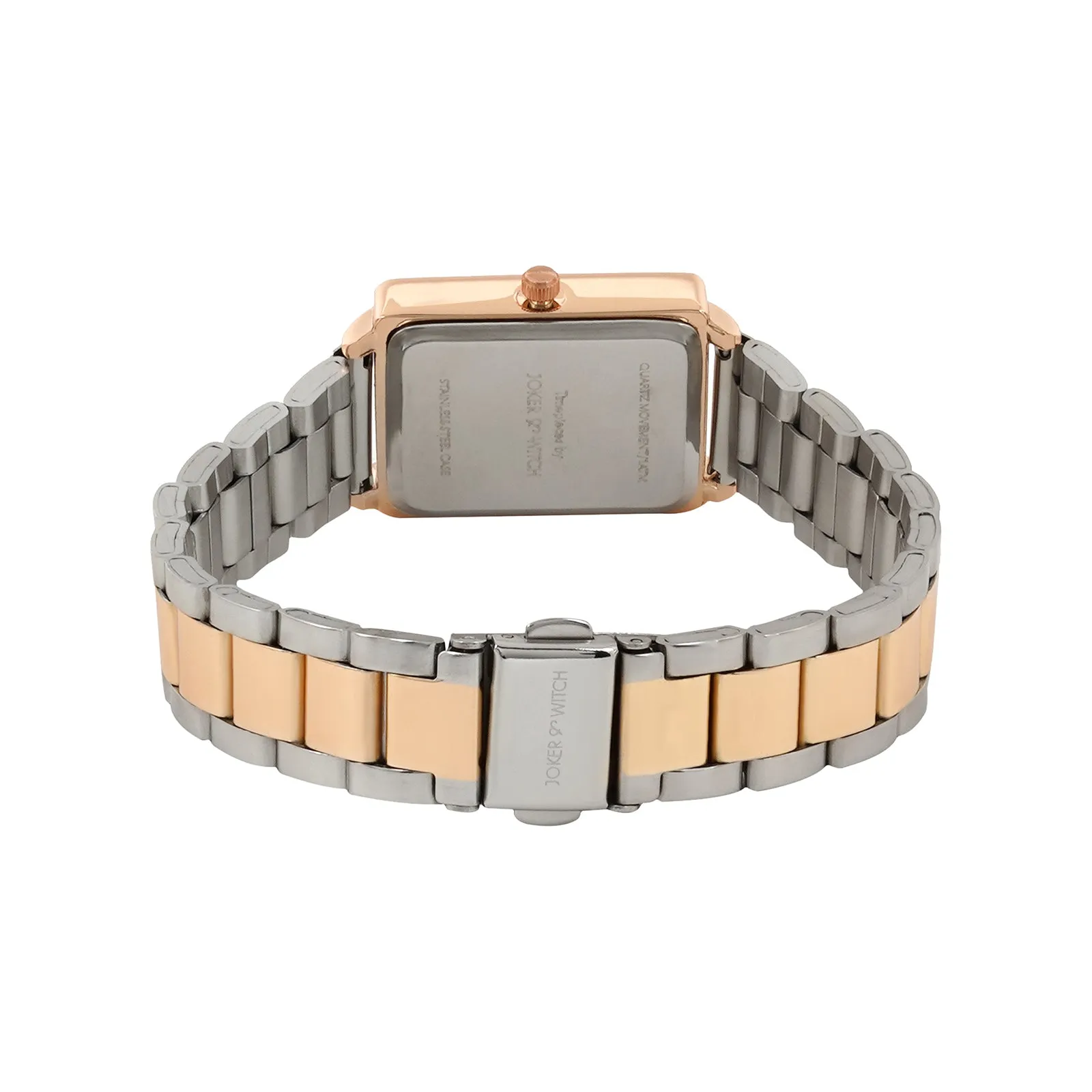 Sherrie Dual Tone Watch Bracelet Stack