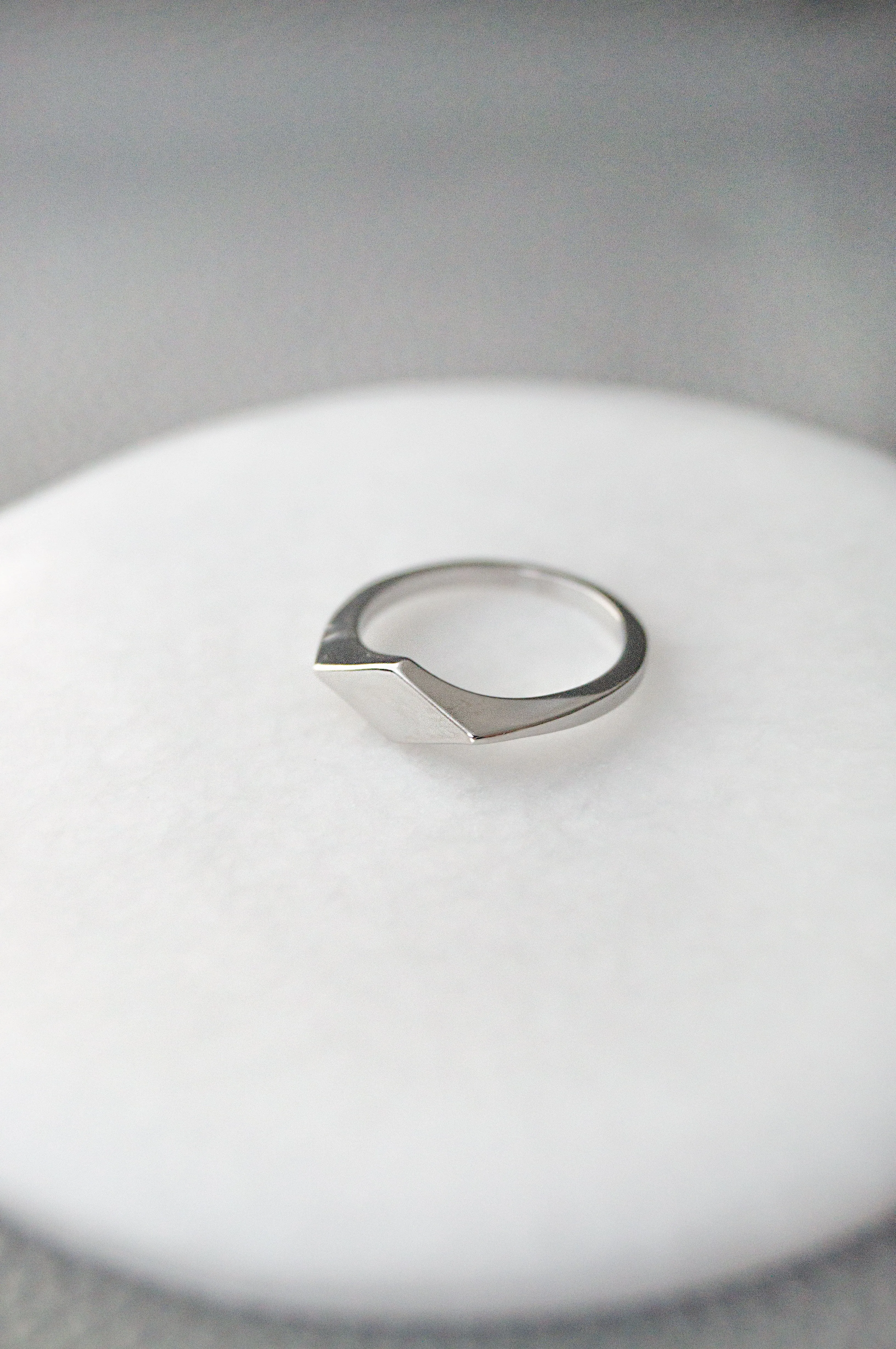 Simplicity Geometric Sterling Silver Ring