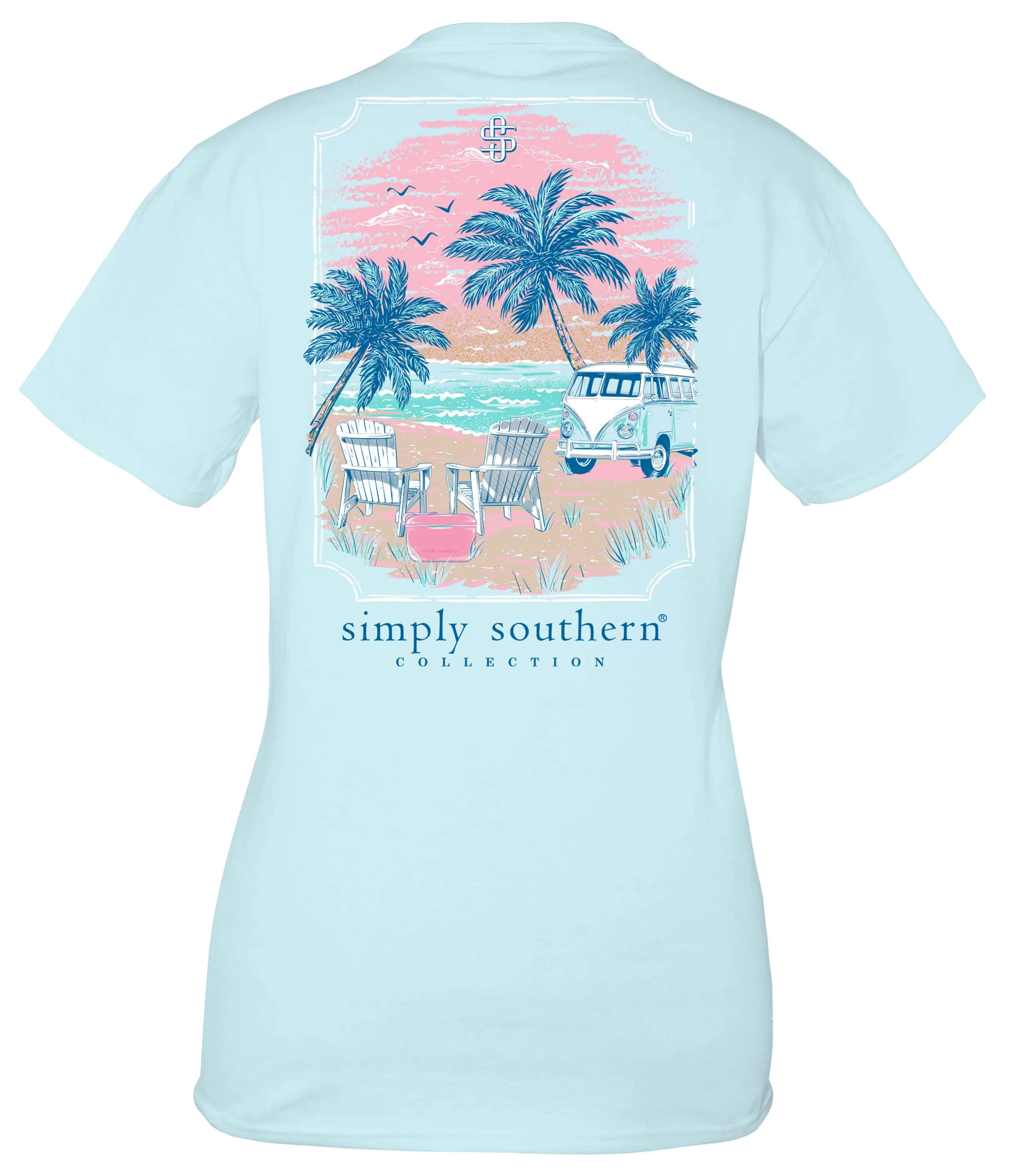 Simply Southern Retro Beach Adventure Short Sleeve Tee