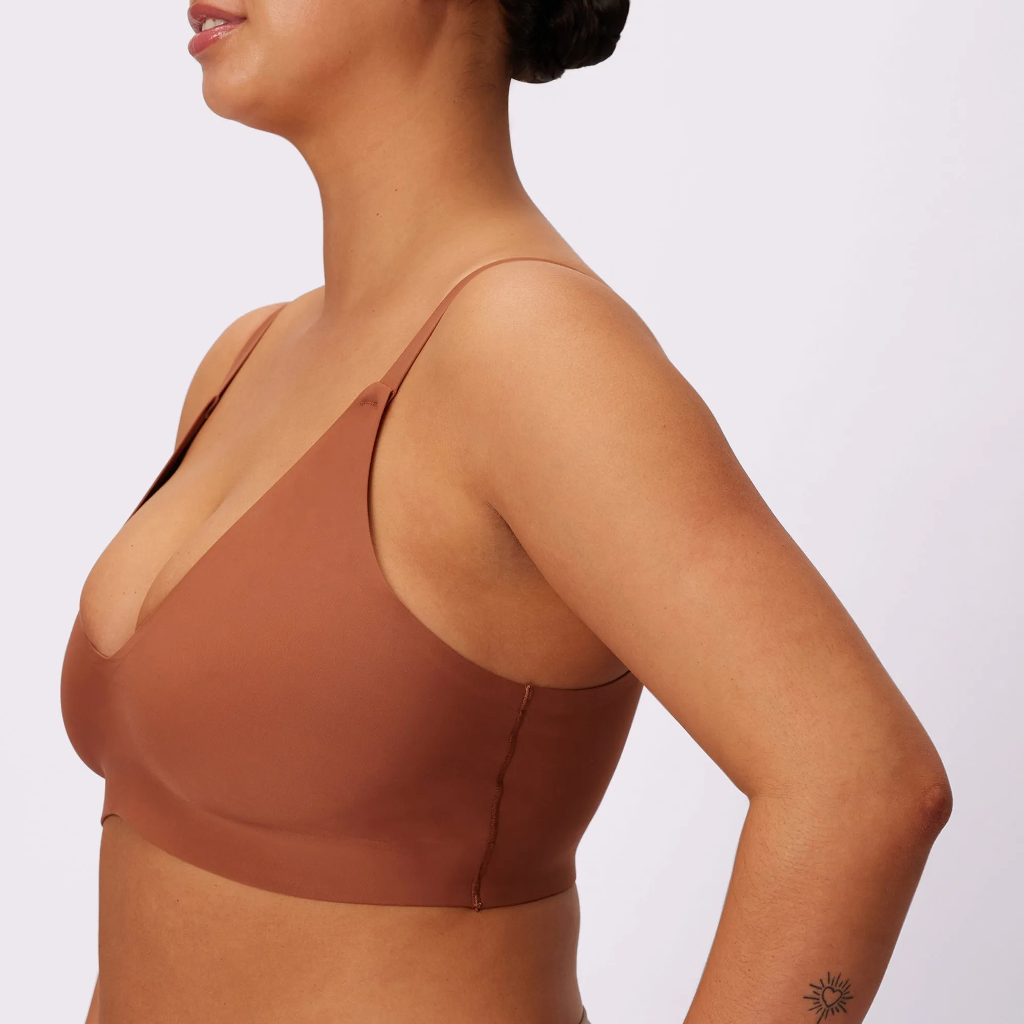 Smooth Lift Triangle Bralette | Seamless Universal | Archive (Maple)