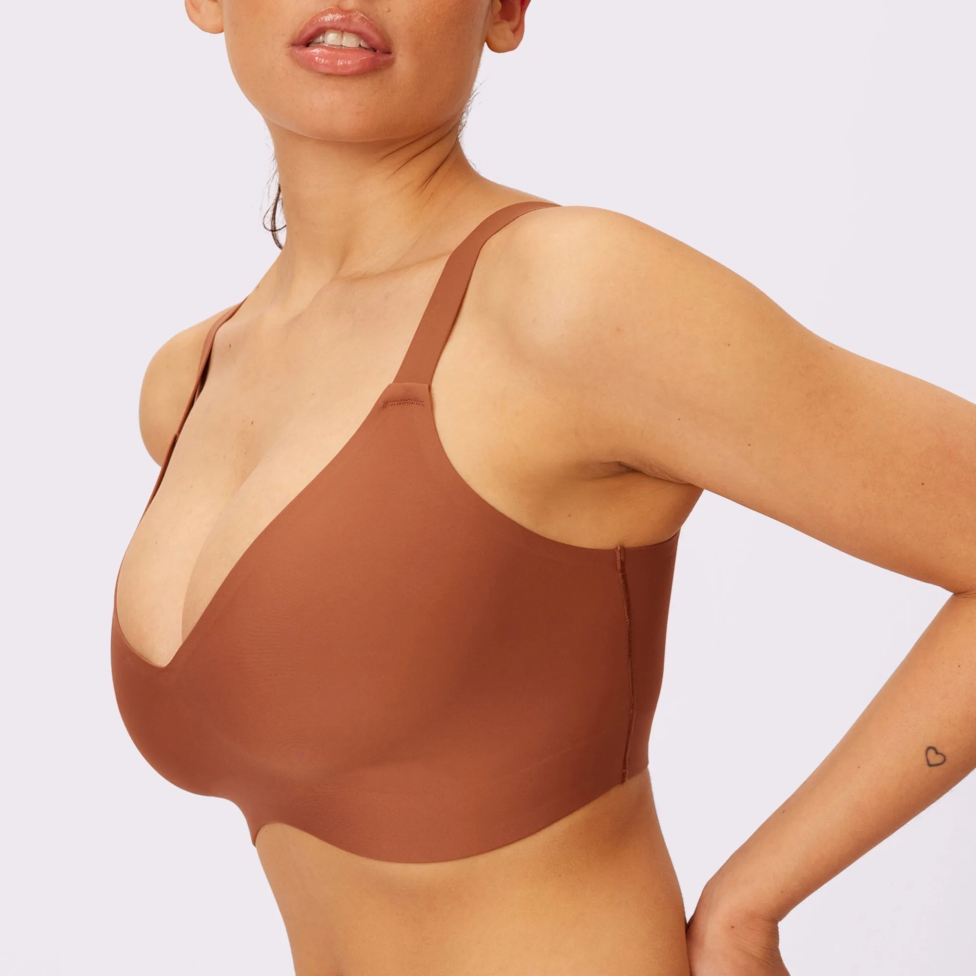 Smooth Lift Triangle Bralette | Seamless Universal | Archive (Maple)