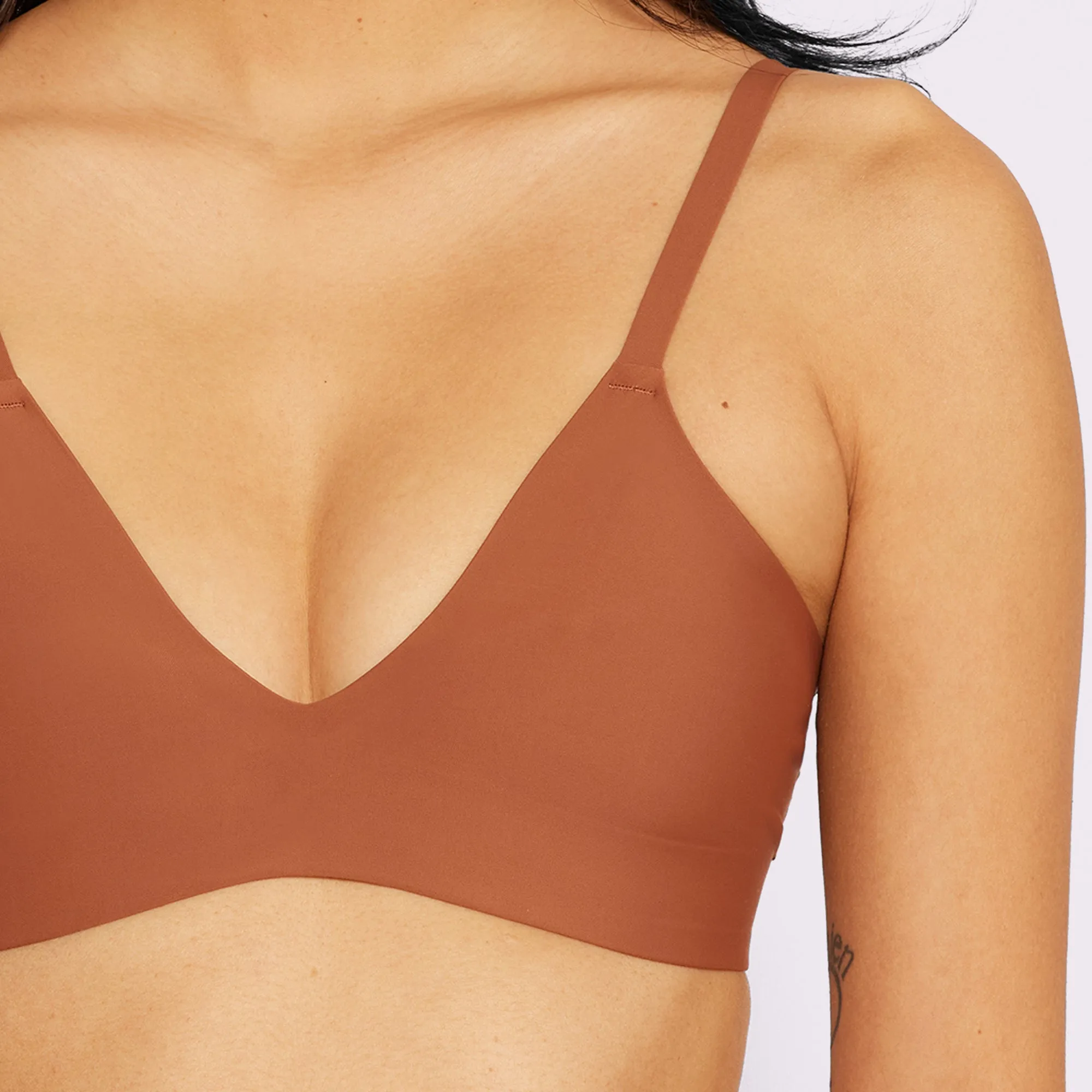 Smooth Lift Triangle Bralette | Seamless Universal | Archive (Maple)