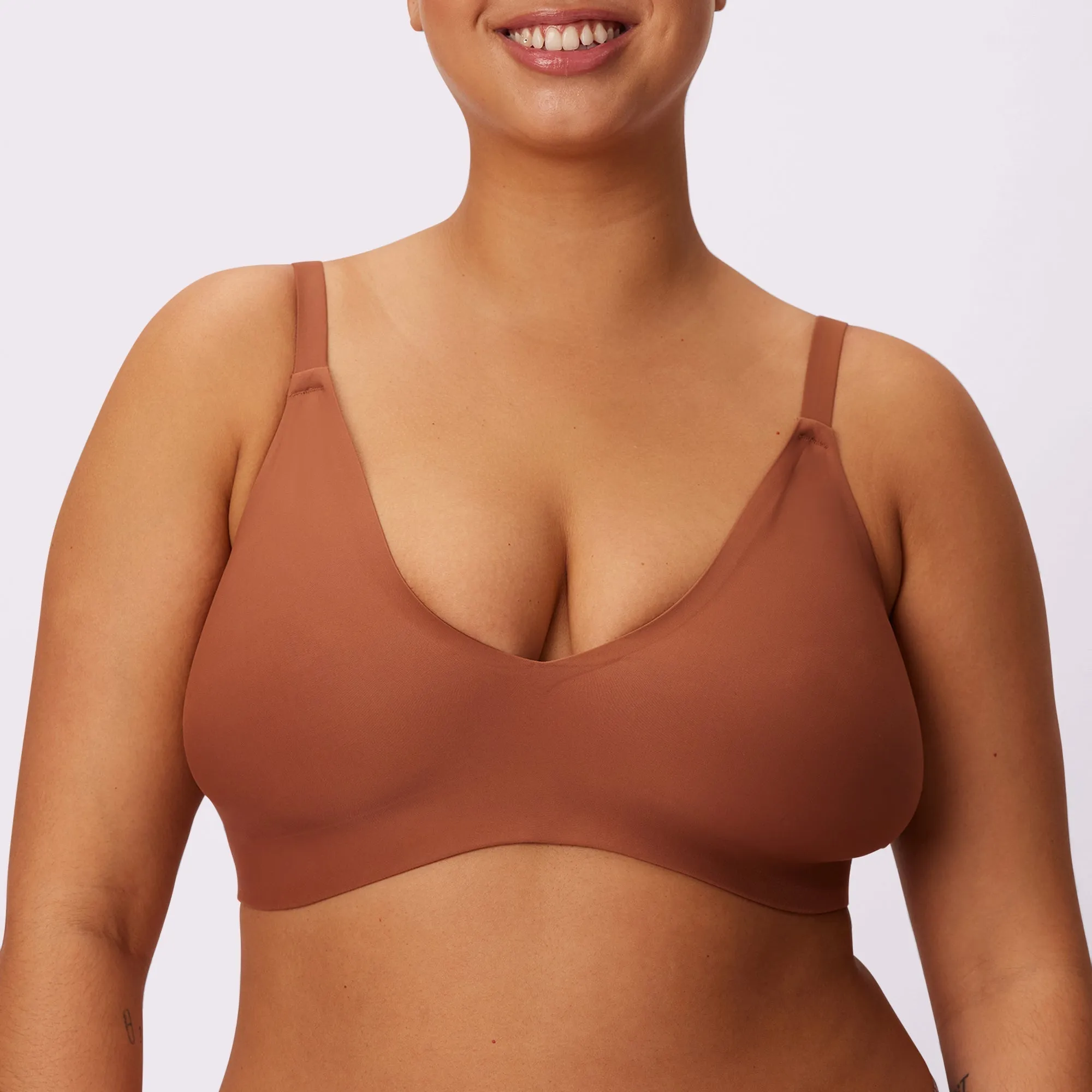 Smooth Lift Triangle Bralette | Seamless Universal | Archive (Maple)