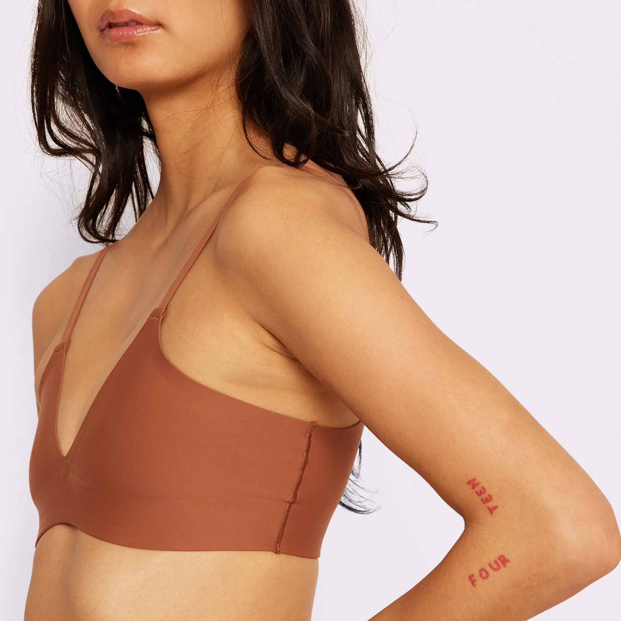 Smooth Lift Triangle Bralette | Seamless Universal | Archive (Maple)