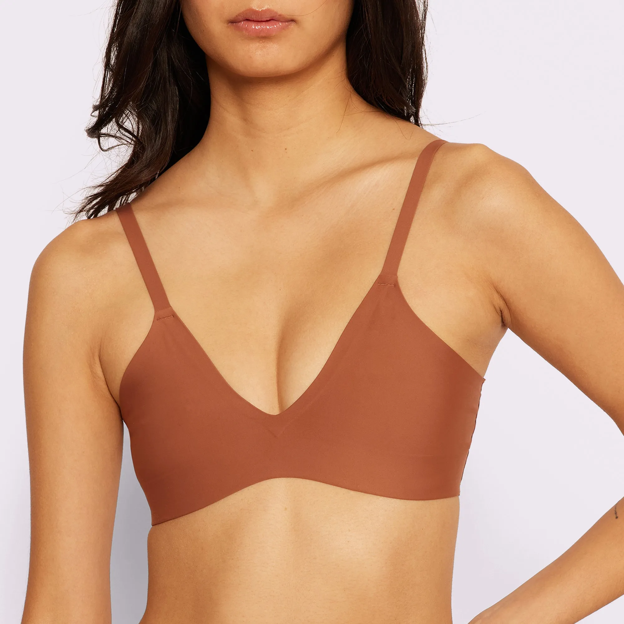 Smooth Lift Triangle Bralette | Seamless Universal | Archive (Maple)