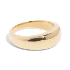 THE HARPER RING - Solid 14k yellow gold