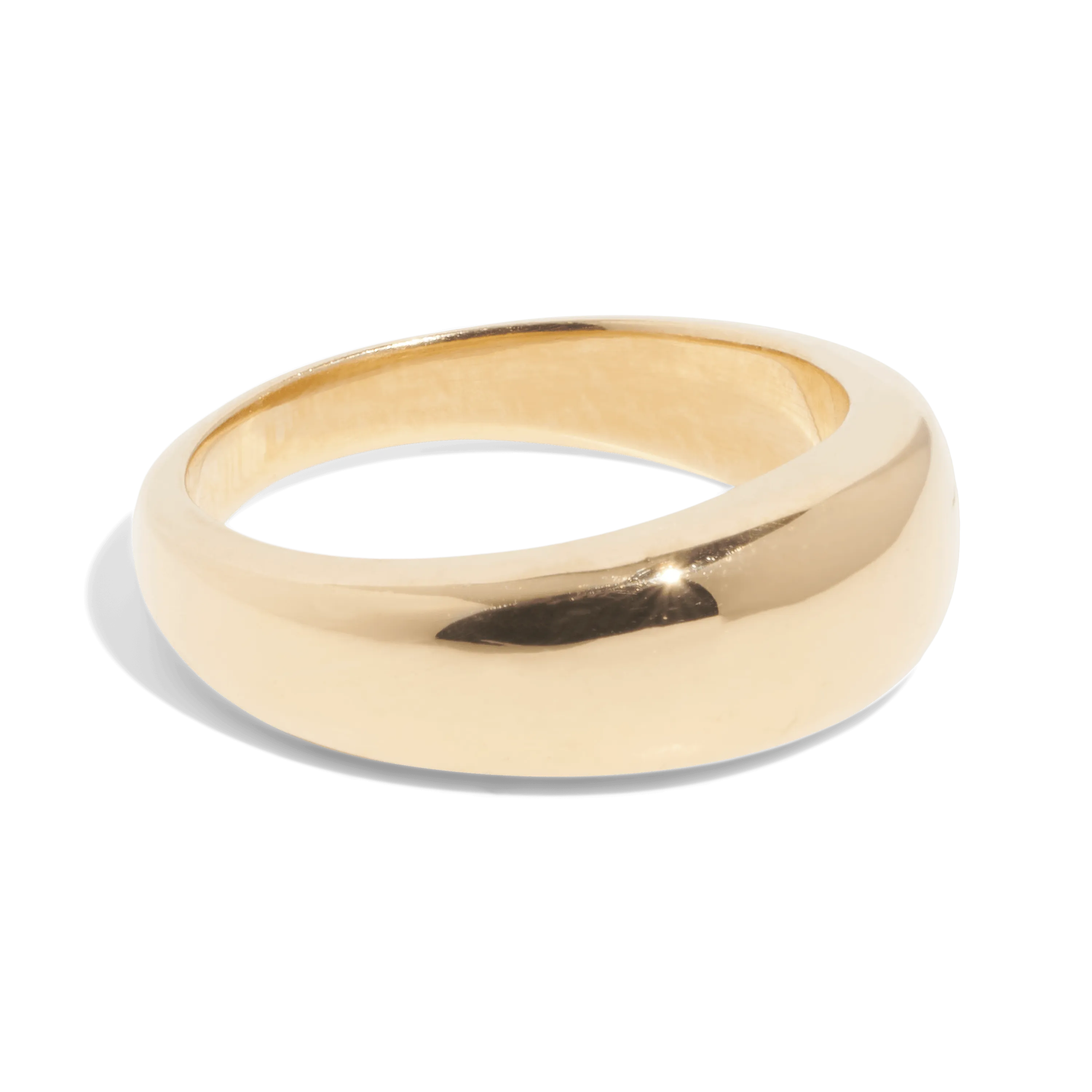 THE HARPER RING - Solid 14k yellow gold