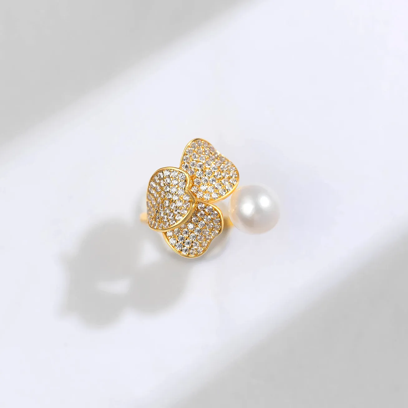 Top Grade Freshwater Pearl Ring WR00194 | GARDENS