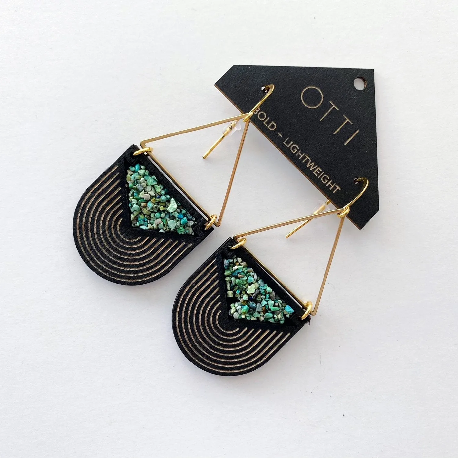 Turquoise Inlay Triangle