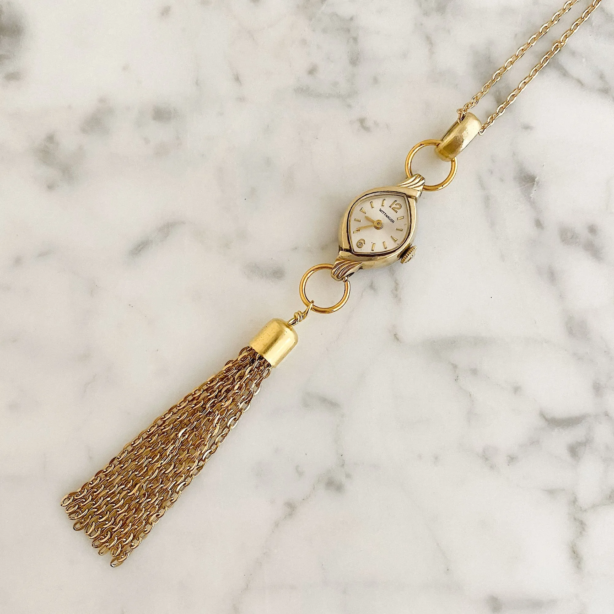 VALERIE gold watch necklace