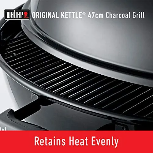 Weber Original Kettle Charcoal Grill 47cm with Thermometer