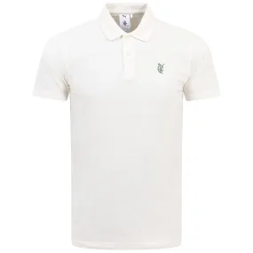 x QGC Post Round Polo Warm White - SS24